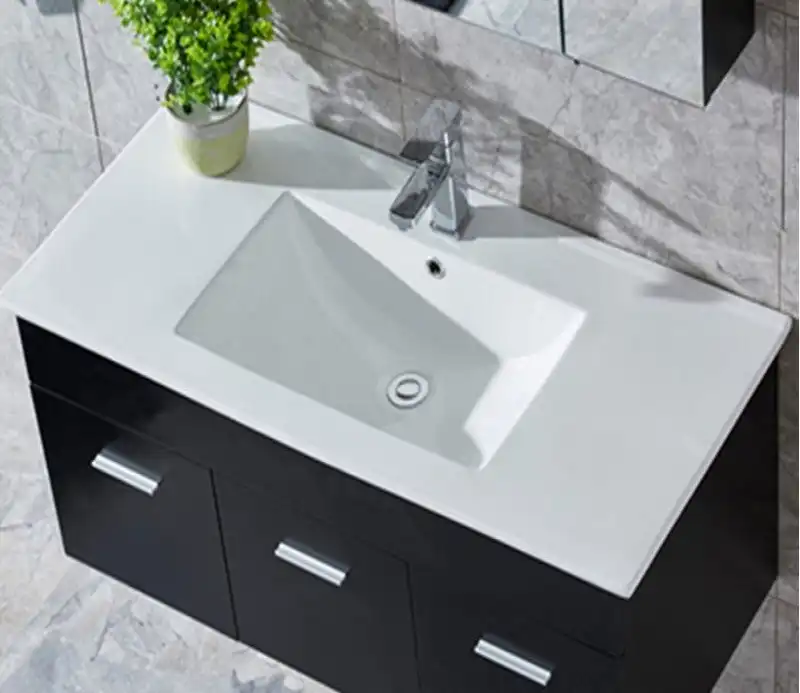 Умывальник CeramaLux 9090E 915х465х175 Полувстраиваемая цвет Белый фото 1