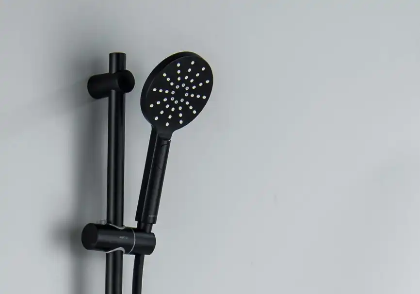 Душевой гарнитур Aquatek ОБЕРОН AQ2014MB, Черный матовый фото 9