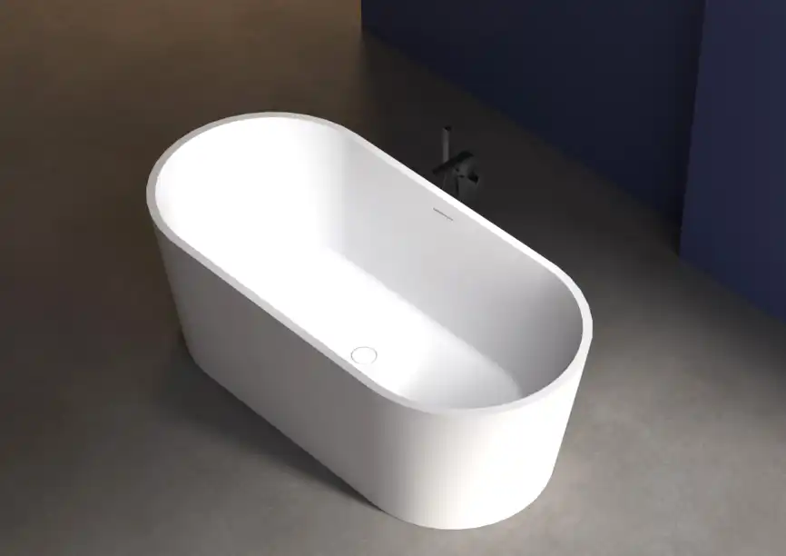 Акриловая ванна Abber 170х80 AB9209, отдельностоящая, Белая глянцевая фото 3