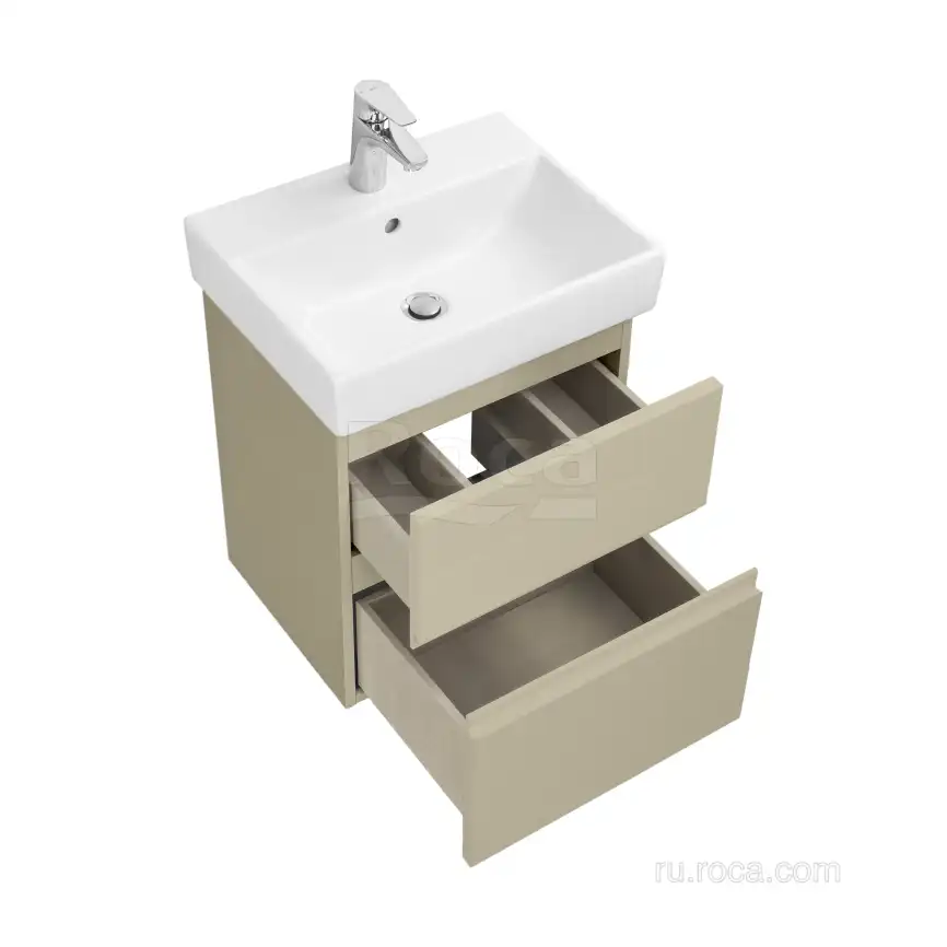 Тумбы под раковину Roca Oleta 50 A857638515 подвесная, цвет, Капучино фото 3
