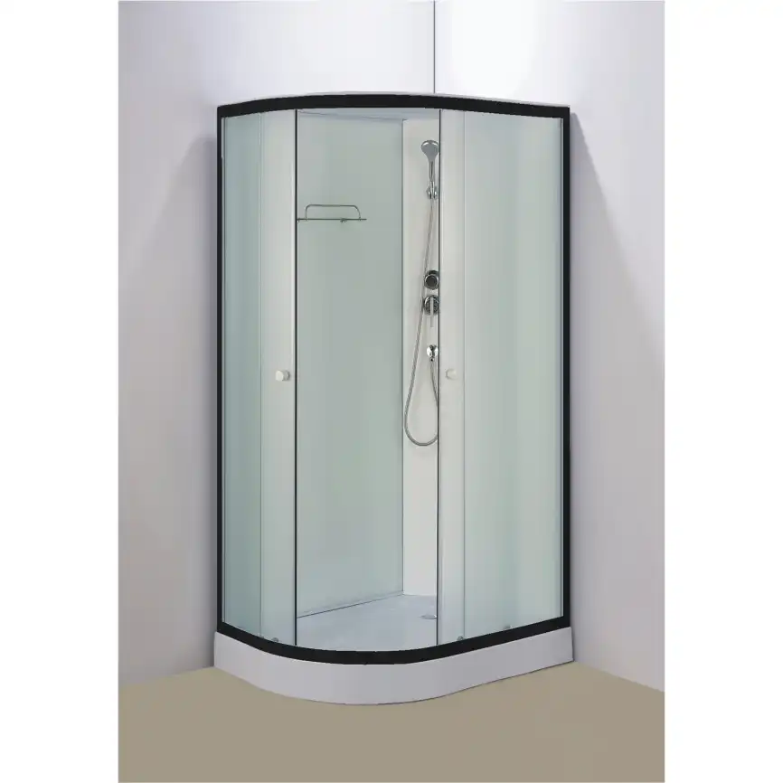 Душевая кабина Loranto 120х80, низкий поддон, Матовое стекло, CS-877EBTM/W-120 фото 2
