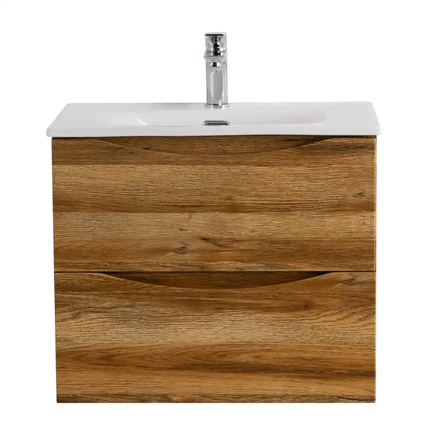 Тумба под раковину BelBagno MARINO-CER-MINI-500-2C-SO-RR-P подвесная Rovere Rustico фото 1