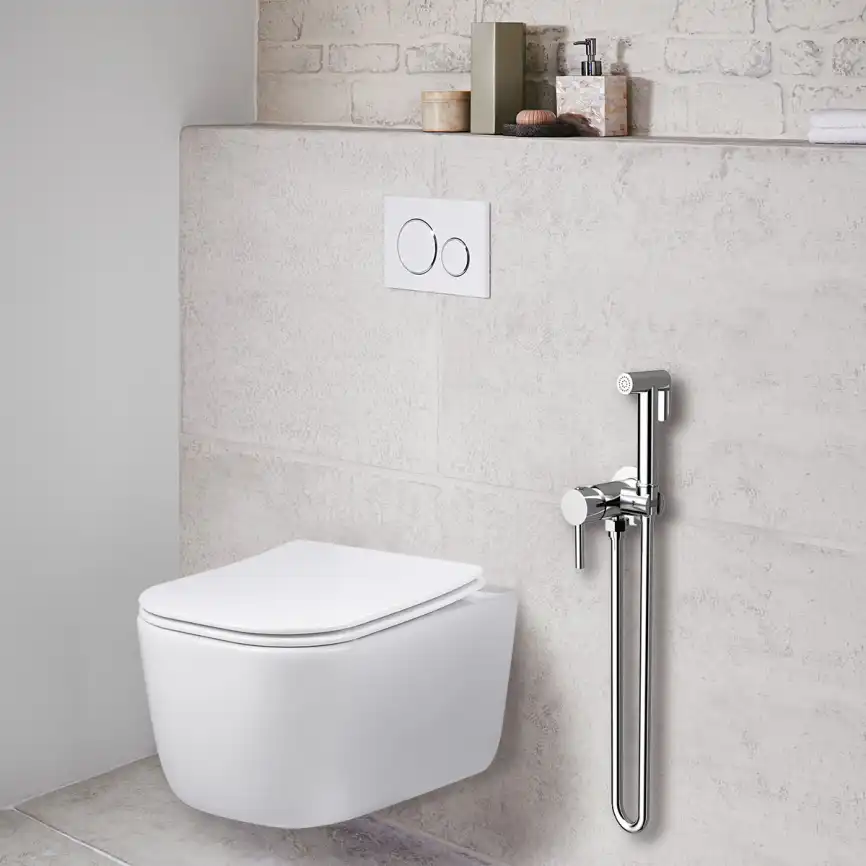 Гигиенический душ Vincea VHFW-101CH со смесителем, хром фото 1