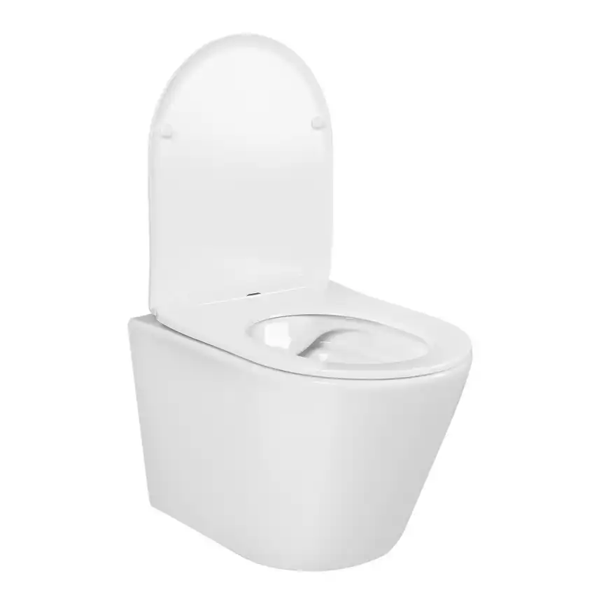 Комплект унитаза с инсталляцией Aquatek Set Aquatek Вега cmp-017 с сиденьем Микролифт и Черной матовой клавишей смыва фото 4