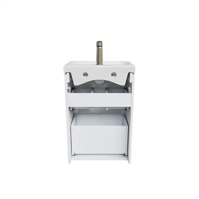 Тумба с раковиной IDDIS Zodiac 50, напольная, Белая, ZOD5CBFi95K фото 3