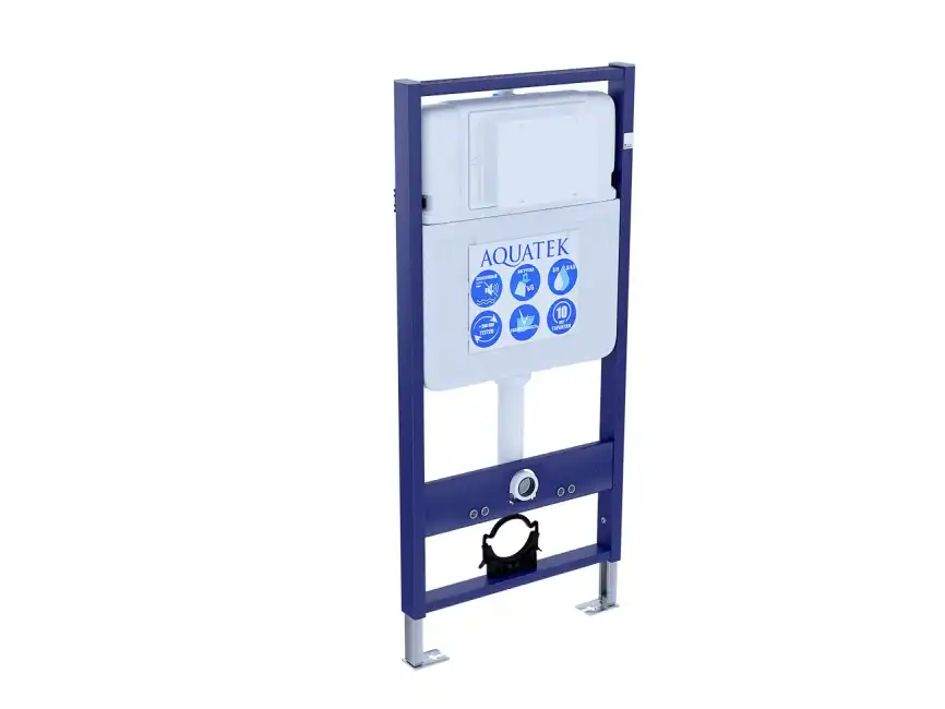 Комплект унитаза с инсталляцией Aquatek Set Aquatek Либра N cm с сиденьем Микролифт фото 3