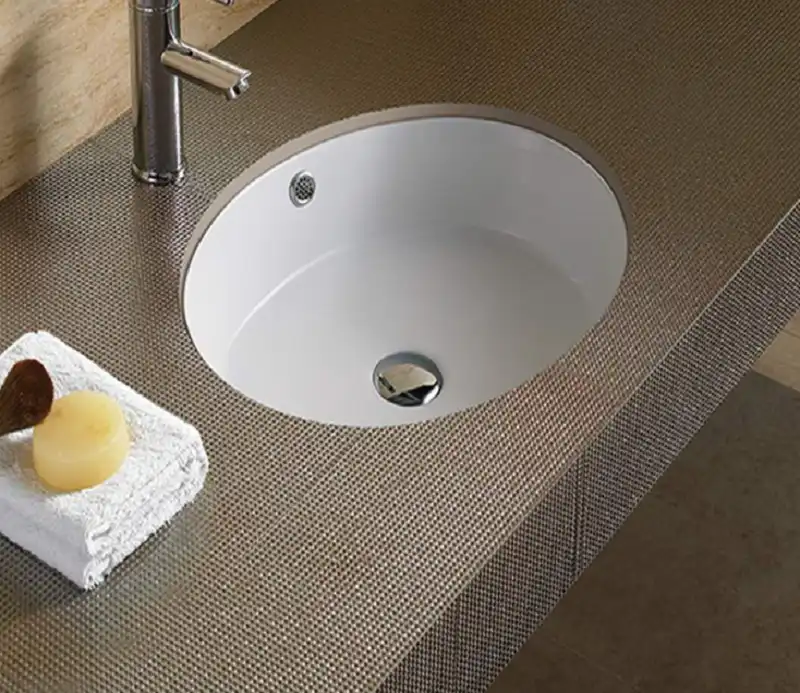 Умывальник CeramaLux 540P 420х420х170 встраиваемая снизу цвет Белый фото 1
