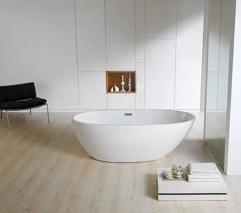 Акриловая ванна Azario LEEDS 170х85 LEE17085, отдельностоящая, белая фото 9