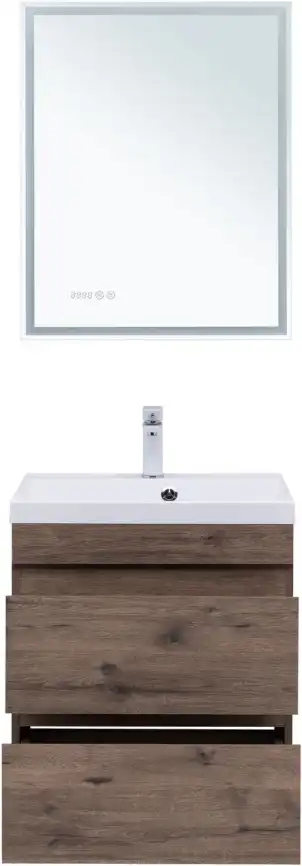 Тумба под раковину Aquanet Нота New 60 дуб веллингтон табак 334191 фото 8