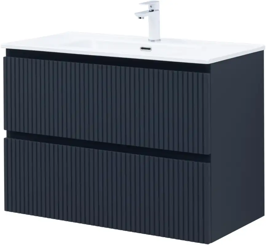 Тумба под раковину Aquanet Джейн (Flat) 90 маренго, подвесная, 335430 фото 13