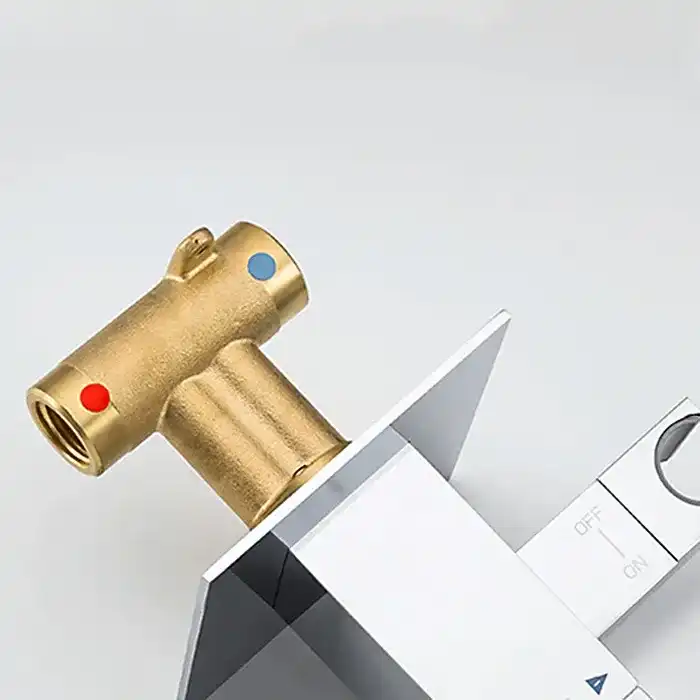 Гигиенический душ со смесителем Gappo G7207-40 термостатический, встраиваемый, Хром фото 7