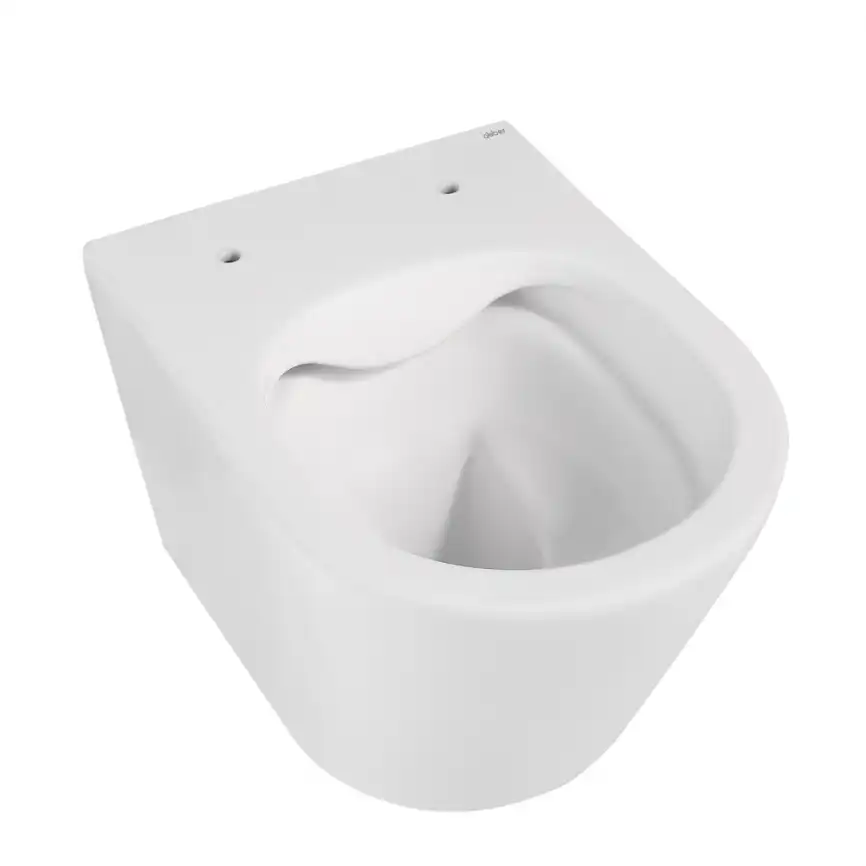 Подвесной унитаз ABBER Bequem AC1102MW белый матовый, безободковый, с сиденьем микролифт фото 6