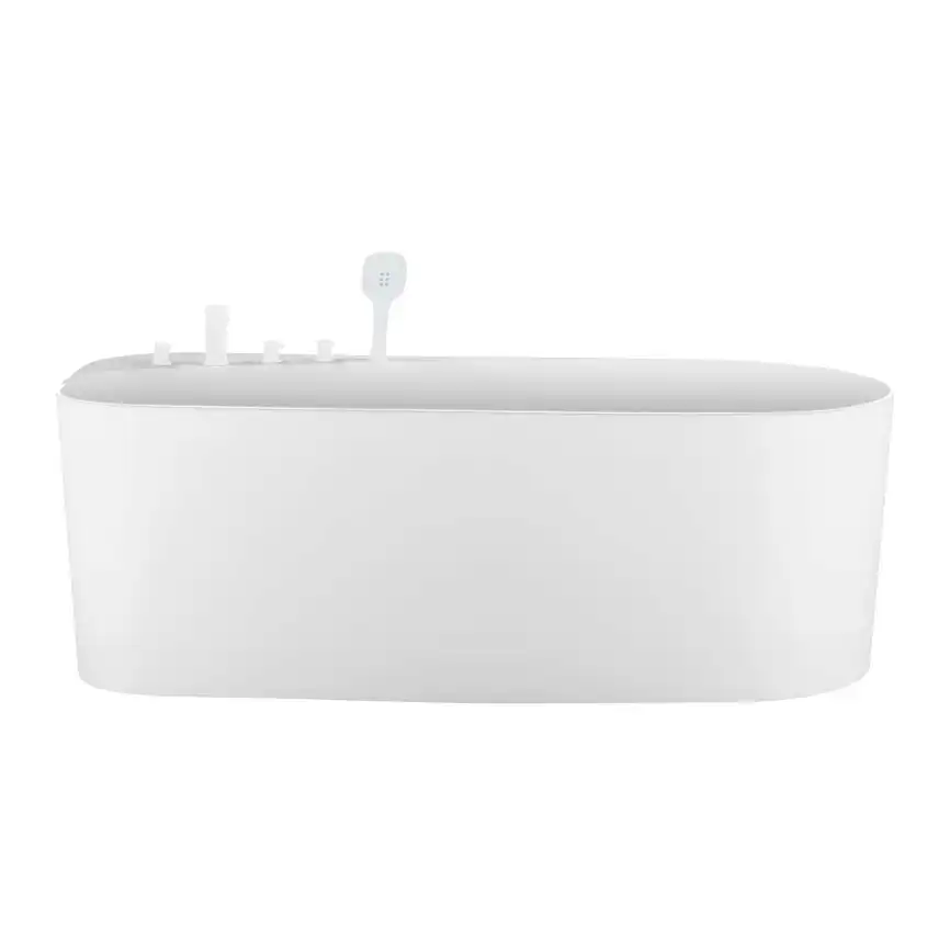 Акриловая отдельностоящая ванна Aquatek Прима 170х80 см, AQ-1115780, белая глянцевая фото 4