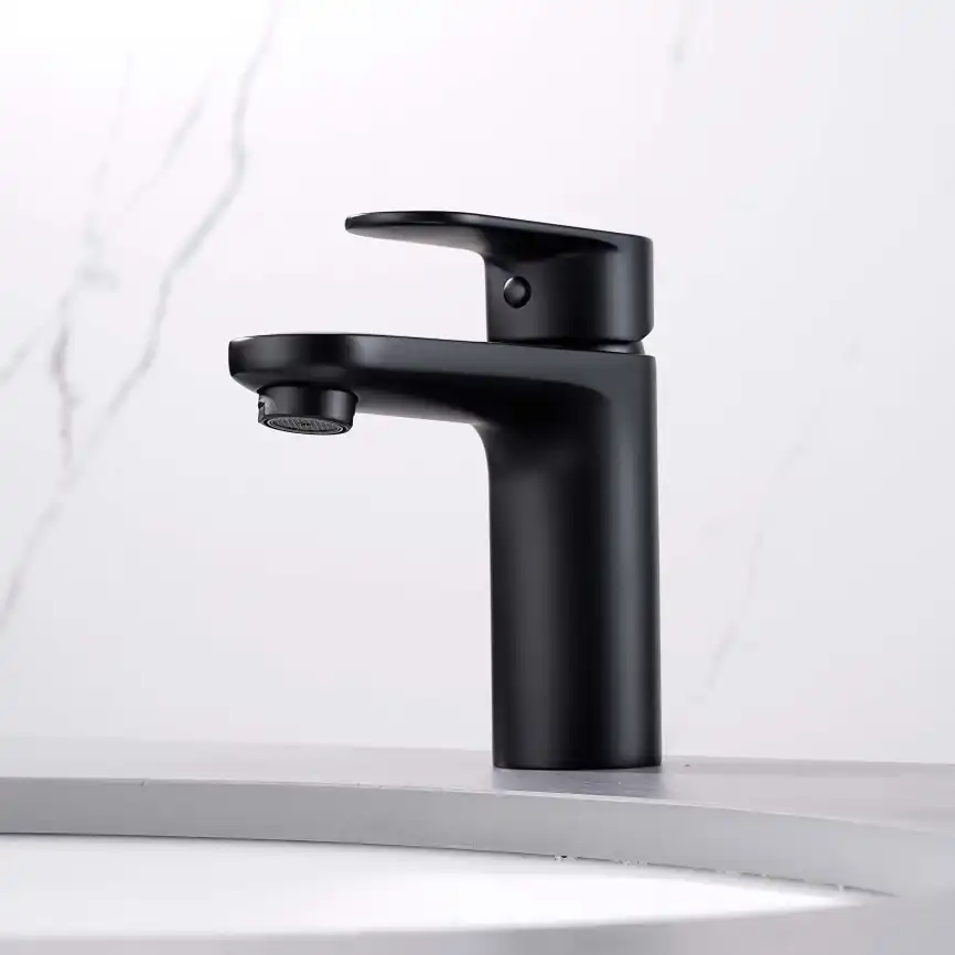 Смеситель для раковины Aquatek Ника AQ1810MB, Черный матовый фото 7