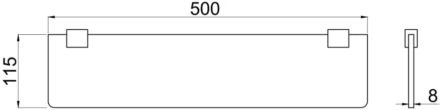 Полочка Allen Brau Infinity 6.21012-31 черный матовый фото 2