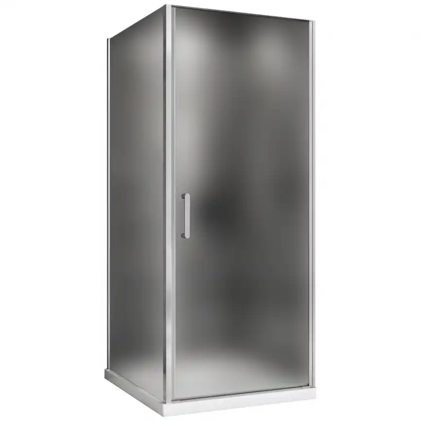 Душевой уголок ABBER Sonnenstrand 100х75 см, AG04100M-S75M, профиль хром, стекло матовое фото 1
