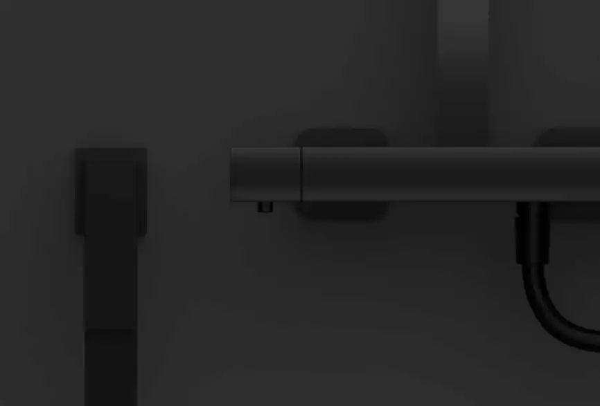 Душевая система  Vincea Next VSFS-1N0TMB VSFS-1N0TMB  с термостатом, черный матовый фото 3