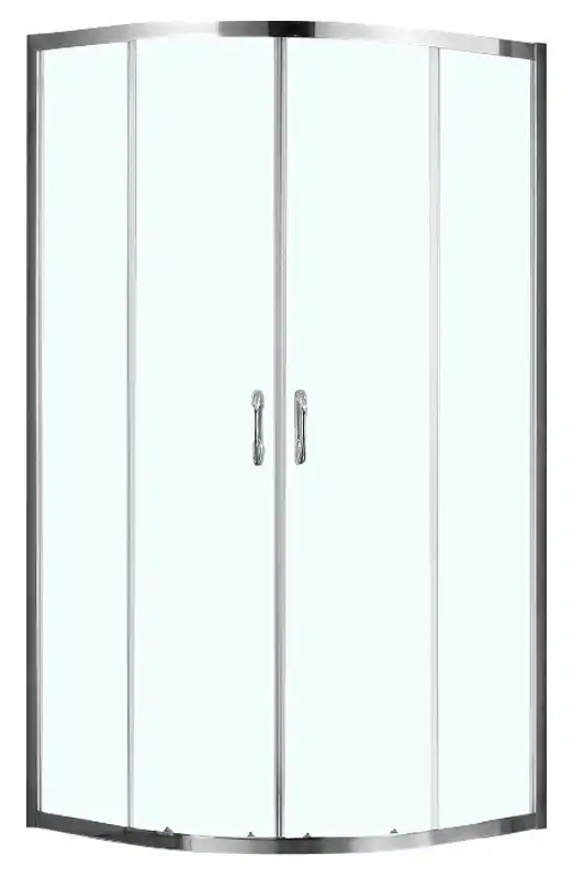 Душевой уголок Azario MILTON 100х100х200 AZ-ND2142 1000 профиль Серебро, стекло Прозрачное фото 2
