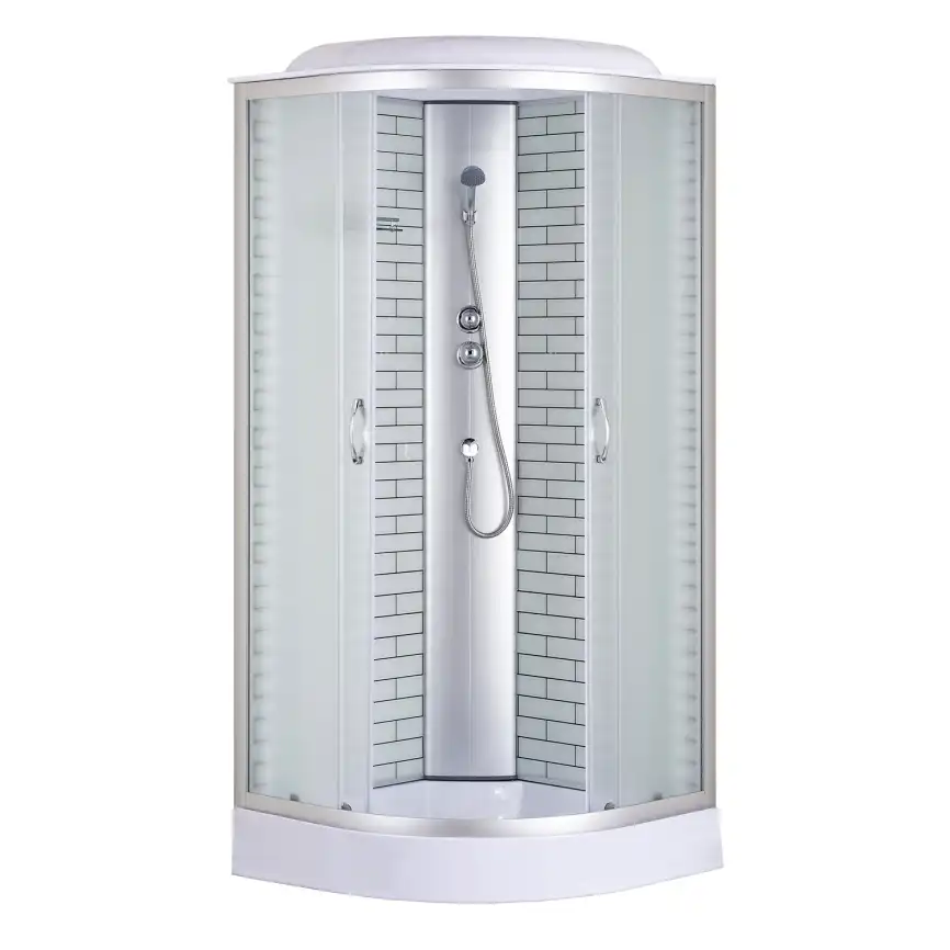 Душевая кабина Loranto 90х90 CS-6690-13FW 90 с низким поддоном фото 1