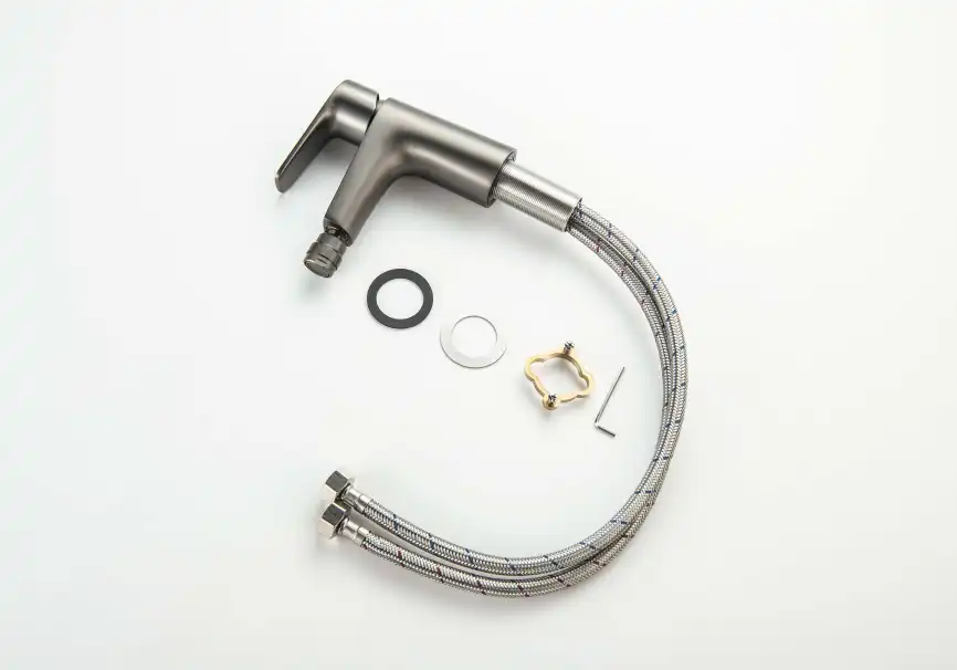 Смеситель для биде Aquatek Бетта AQ1118BGM, Оружейная сталь фото 5