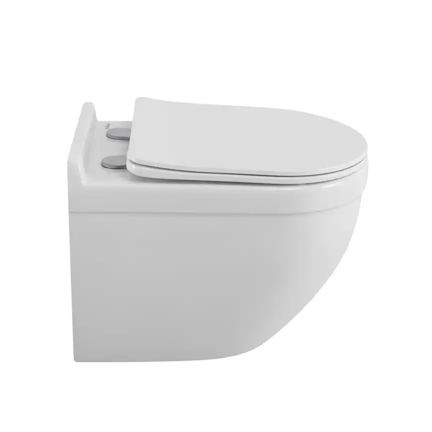 Подвесной унитаз BelBagno SENSO-TOR BB017CH-TOR/SC, безободковый, смыв торнадо с сиденьем микролифт, Белый фото 4