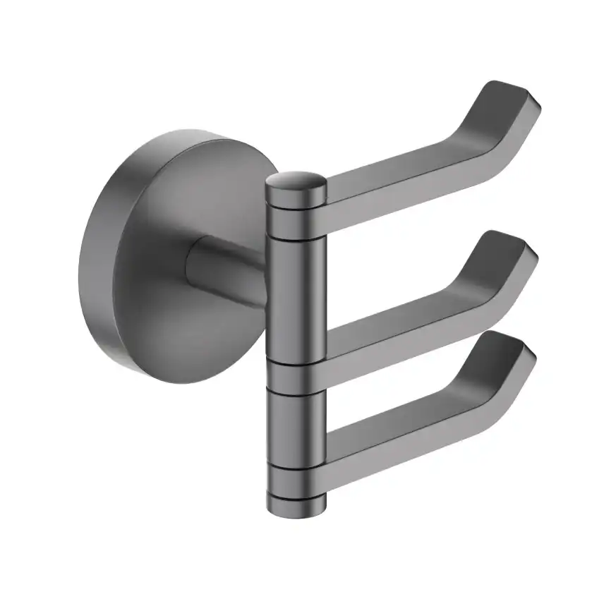 Крючок для полотенец Aquatek Бетта AQ4632BGM, Оружейная сталь фото 1