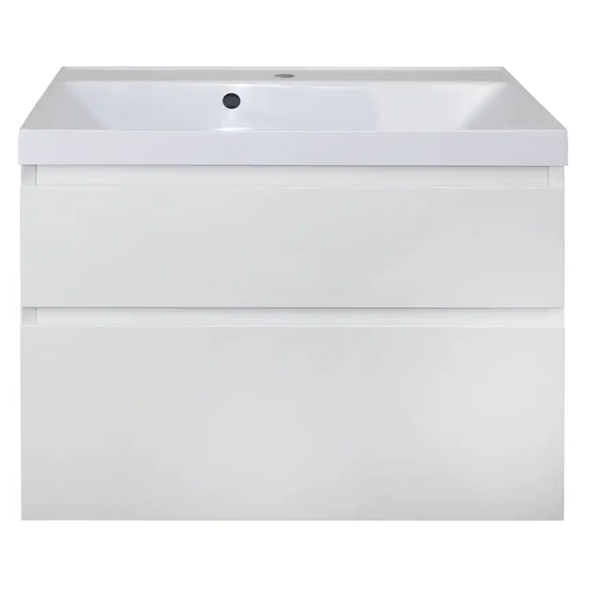 Тумба с раковиной Azario Velluto 80 CS00088603, подвесная, Белая матовая фото 3