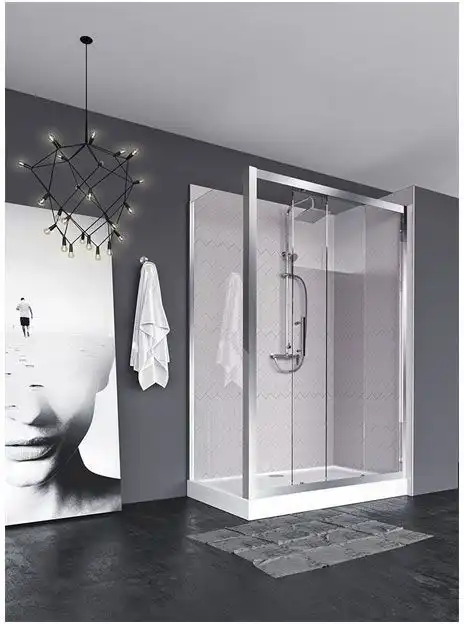 Душевой уголок Aquanet Delta NPE1131 140x80, прозрачное стекло фото 9