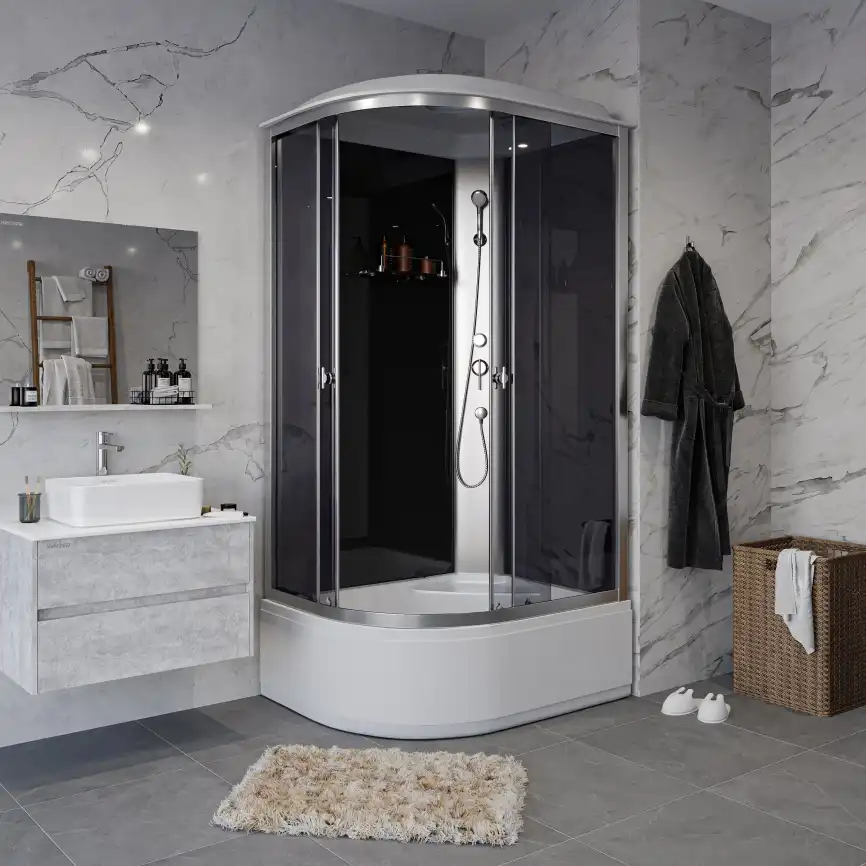 Душевая кабина Niagara Eco 120х90х215 E120/90/40R/TN высокий поддон, без гидромассажа фото 3