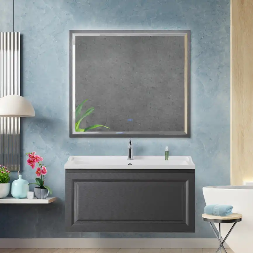 Зеркало CEZARES CZR-SPC-INT-1000-900-LED-TCH-WARM-TIT фото 8