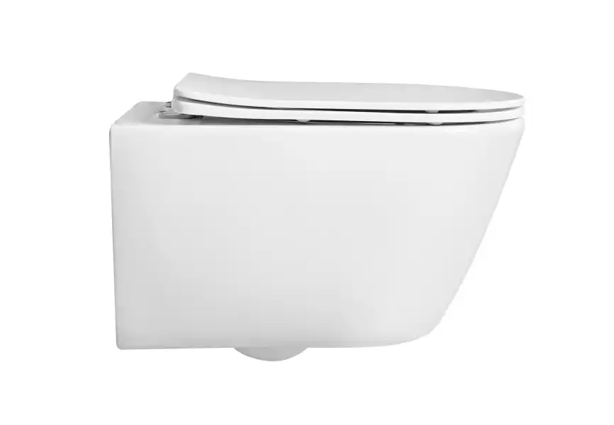 Подвесной унитаз Aquatek Бетта AQ1253W-00 безободковый, с сиденьем микролифт, Белый фото 8