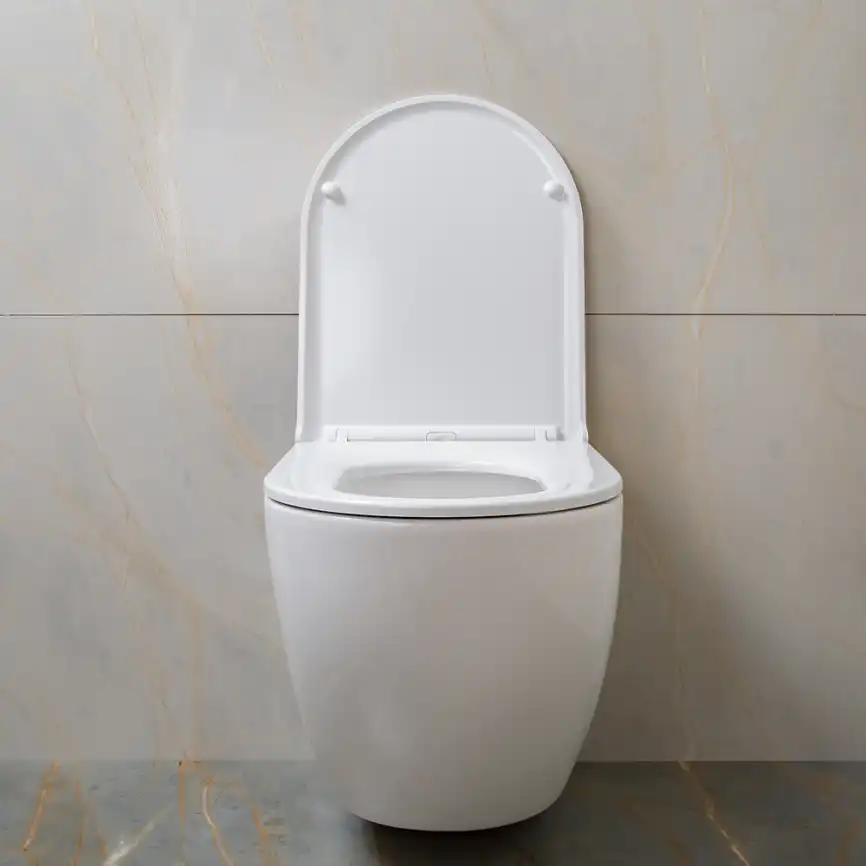 Унитаз подвесной AVS Метрополь 801-0044-P-T2-GW безободковый, со смывом Торнадо, белый фото 12