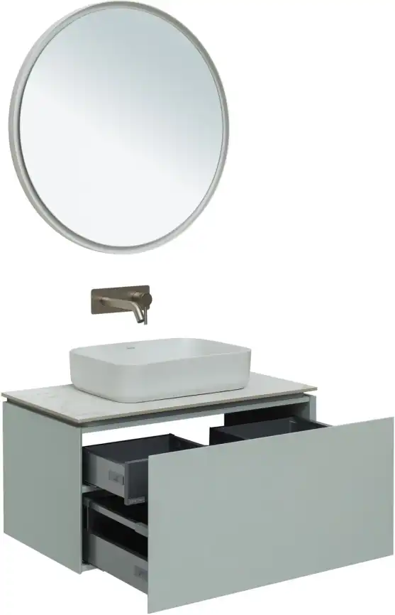 Тумба под раковину Allen Brau Infinity 85 1.21002.PWM папирус матовый фото 9