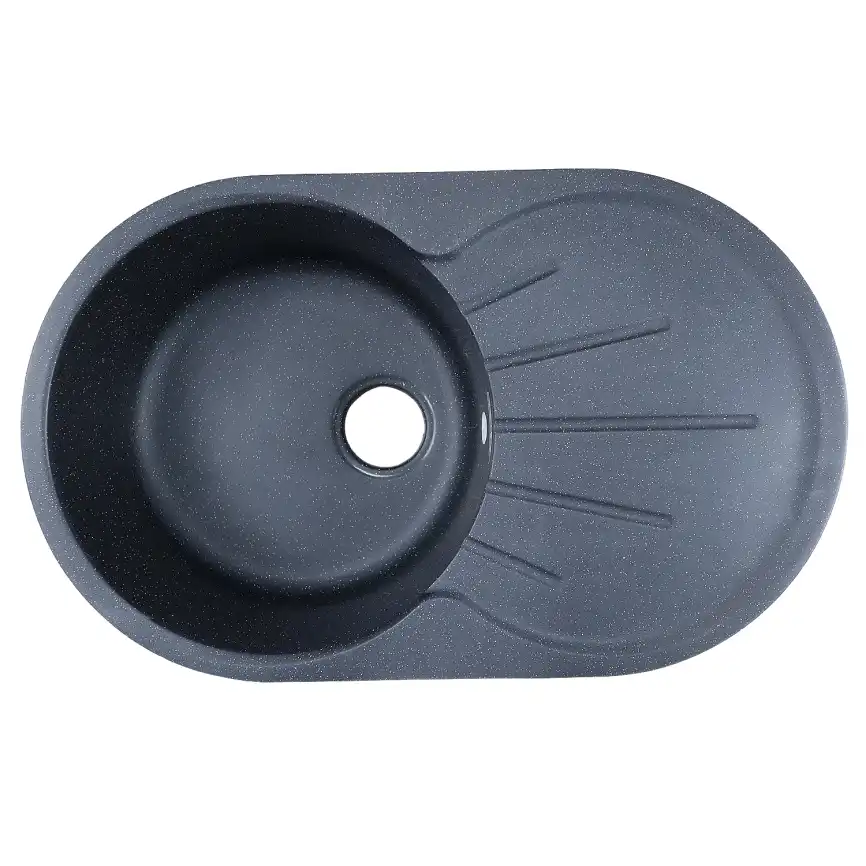 Кухонная мойка AZARIO Perla 730x450x190 искусственный мрамор, с 