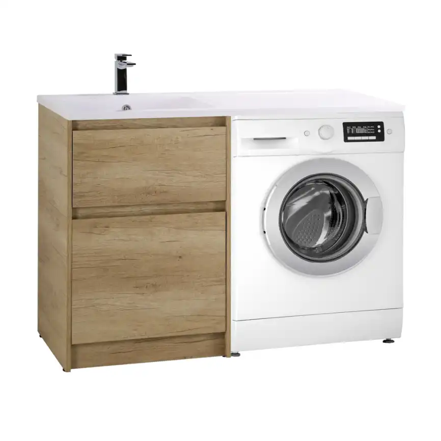 Тумба под раковину BelBagno KRAFT-LVD-580/1200-2C-PIA-RNN напольная Rovere Nebrasca Nature фото 1