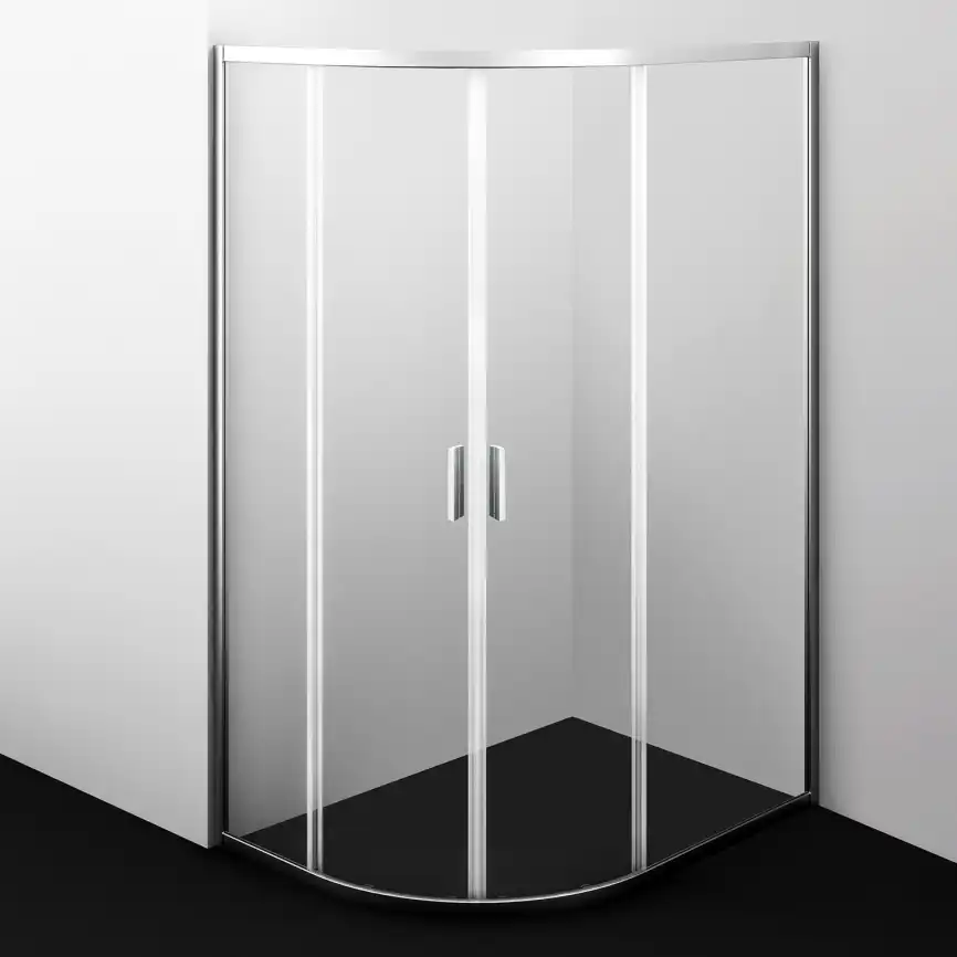 Душевой уголок WasserKRAFT Lippe 45S 120х90 45S24 профиль Хром стекло Прозрачное фото 3