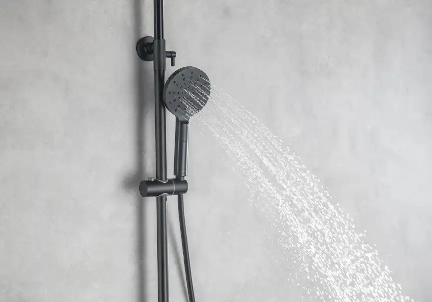 Душевая система Aquatek ВЕГА AQ2046MB, Черный матовый фото 13