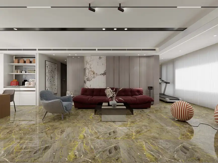 Керамогранит AZARIO CORTEZ GOLD 60x120 Carving (H18004008G) фото 4