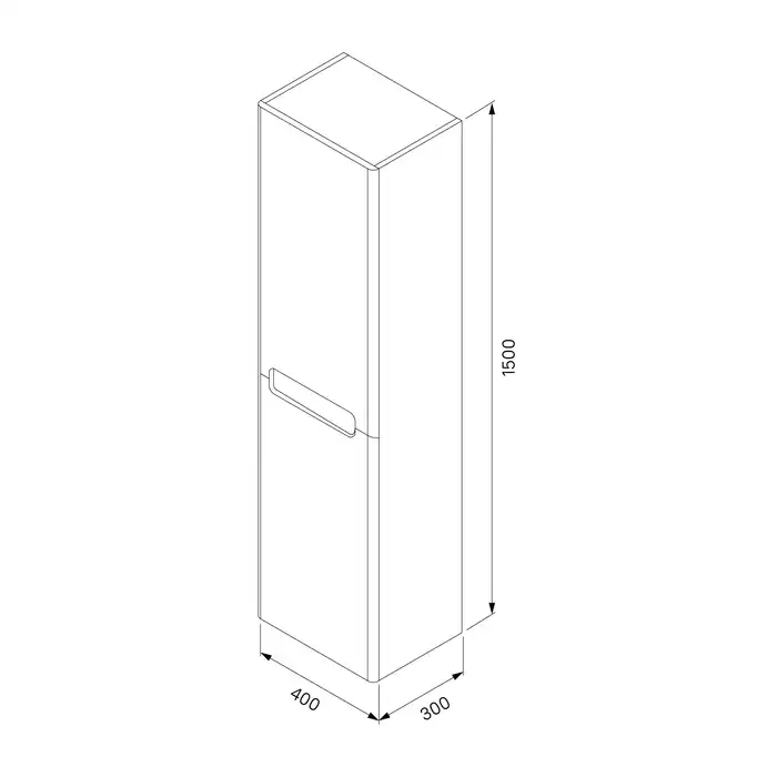 Шкаф пенал IDDIS Edifice 40 EDI40C0i97 подвесной, Капучино фото 7