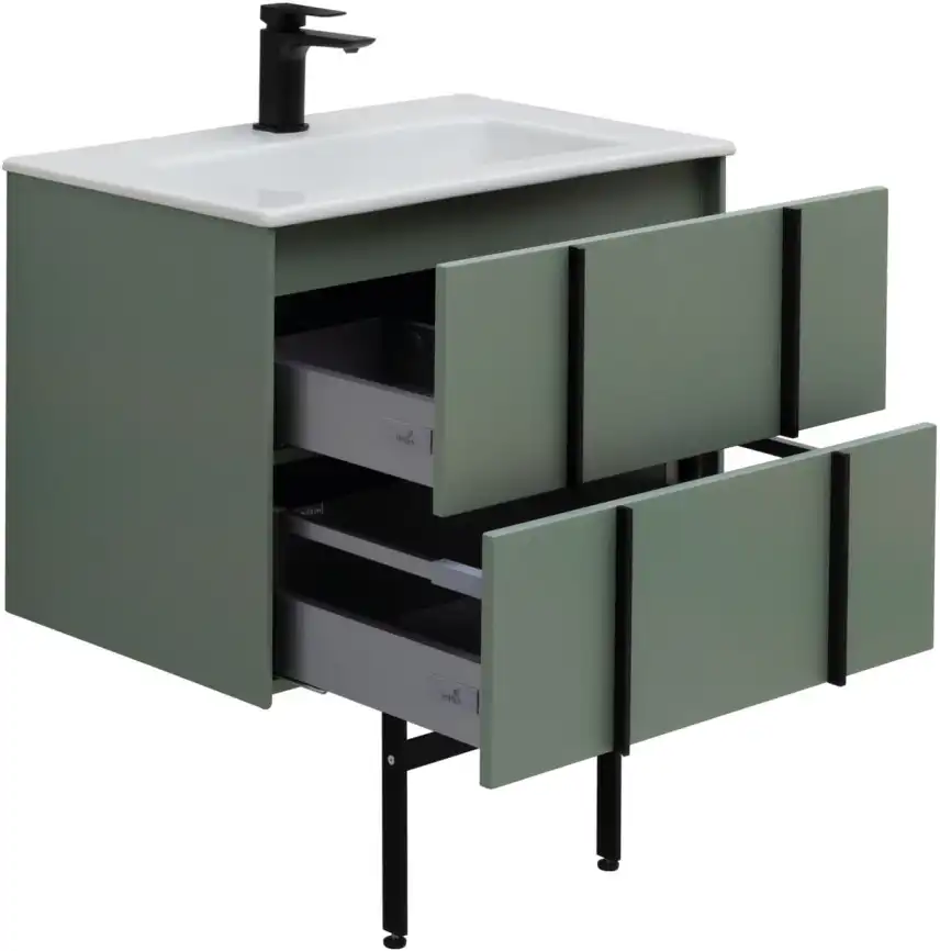 Тумба под раковину Allen Brau Reality 70 1.32004.CGM олива матовый фото 9