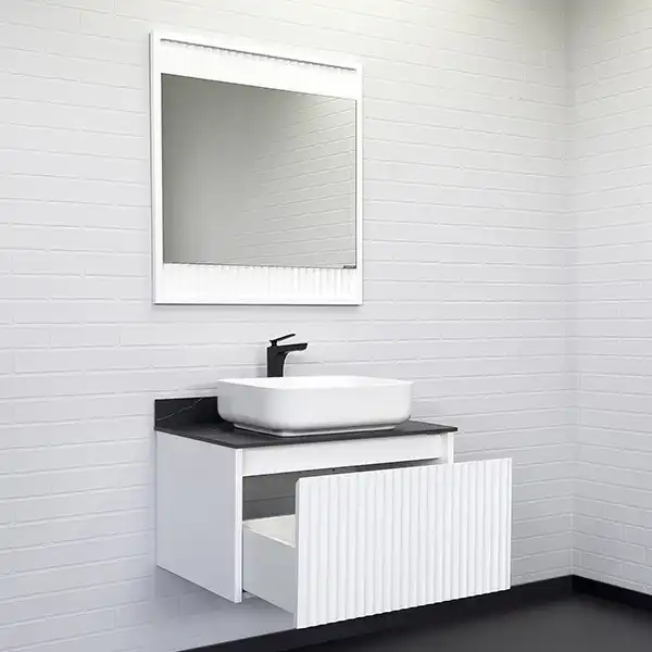 Тумба с умывальником Comforty Марсель 75 Белый, 00-00013395 фото 5