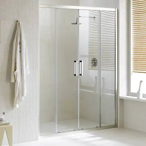 Душевая дверь в нишу AVS Квант Макс 160 профиль хром, стекло прозрачное, 803-0017-195-16-CR-T фото 2