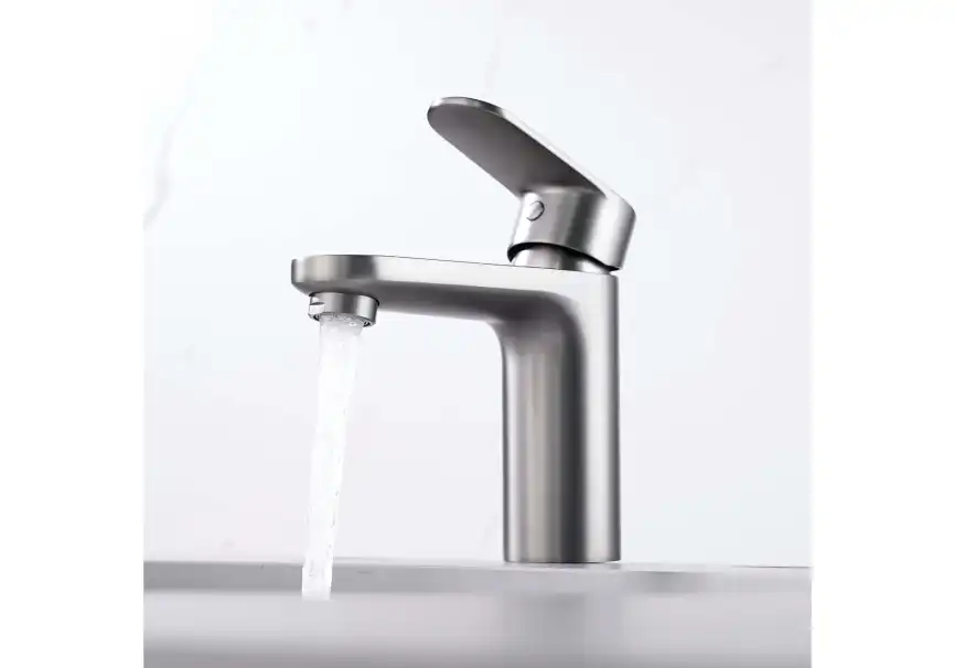 Смеситель для раковины Aquatek Ника AQ1810BGM, Оружейная сталь фото 4