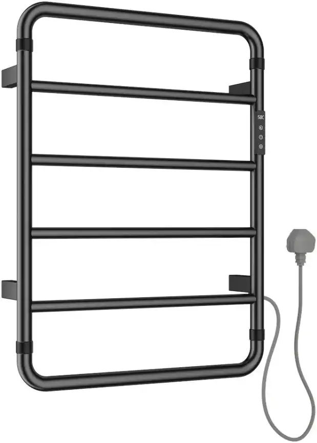 Полотенцесушитель электрический Allen Brau Priority 640х475 7.31000-GM, графит матовый фото 1