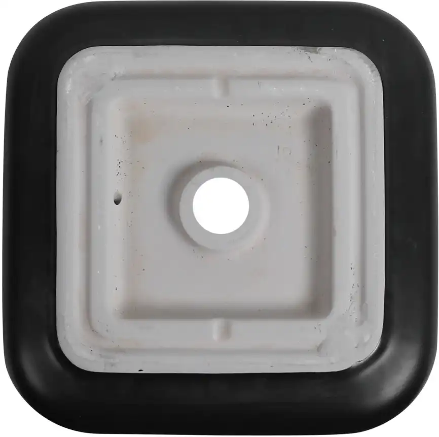 Раковина накладная Aquanet CITY-1-MB 38,5х38,5х14 квадратная, Черная матовая фото 5