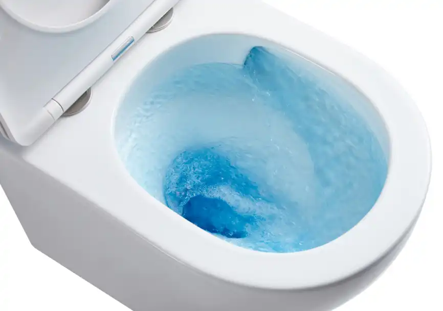 Подвесной унитаз безободковый Azario Grado  AZ-0046-UQ1 , с системой антивсплеск (Торнадо), сидением микролифт, цвет белый фото 6