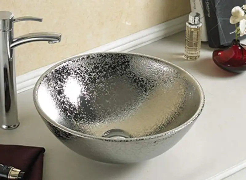 Раковина накладная CeramaLux 410х410х160 7226SS, цвет Серый фото 1