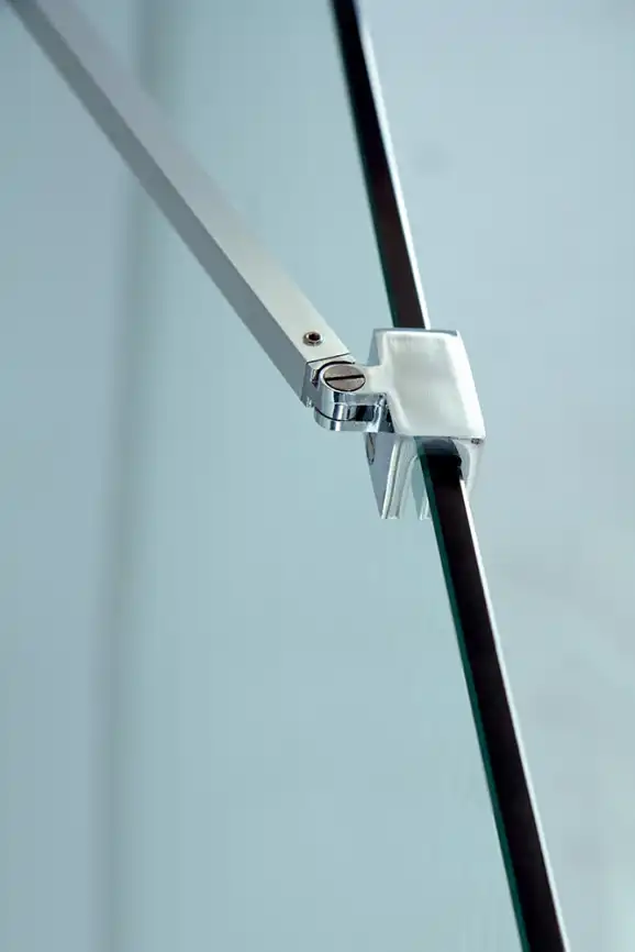 Душевая перегородка универсальная LIBERTA-L-1-TB-105-C-Cr стекло Прозрачное, профиль Хром фото 4