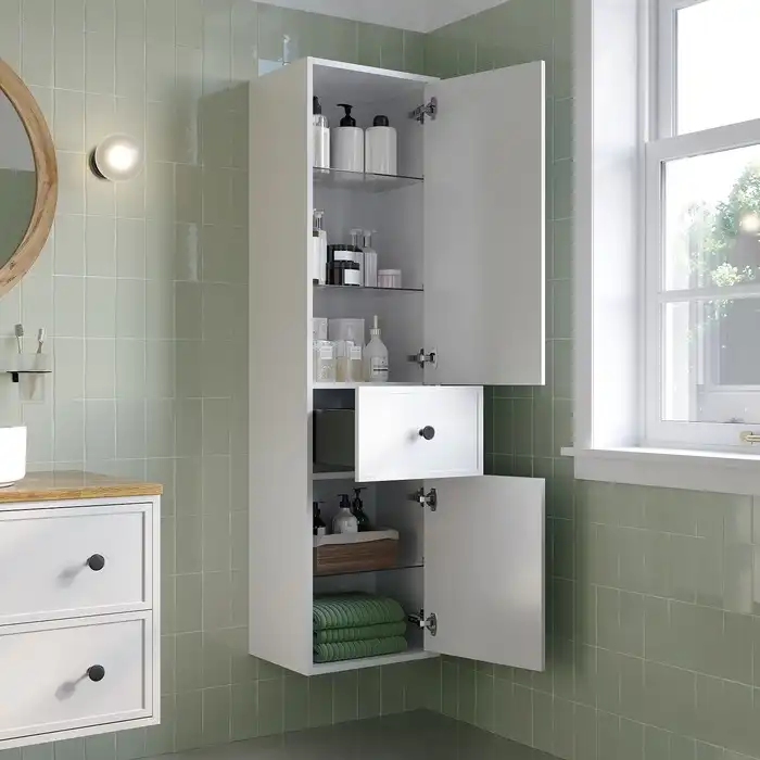 Шкаф пенал IDDIS Torr 40 TOR40W0i97 подвесной, Белый матовый фото 5