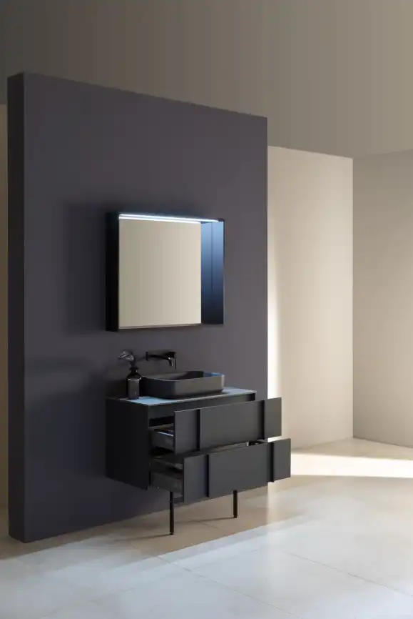 Тумба под раковину Allen Brau Reality 80 1.32005.AM антрацит матовый фото 36